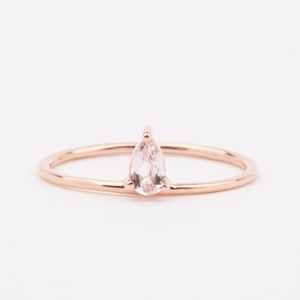 ✨Local Eclectic Rose Gold & Morganite Love Ring